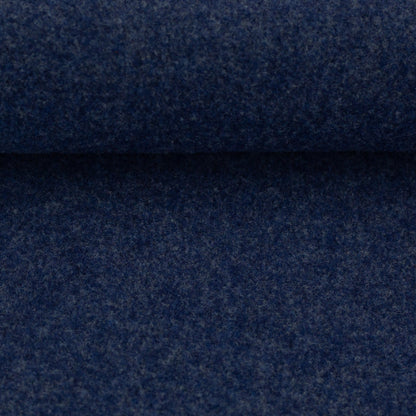 Merino Fleece Blau meliert - 100% Merinowolle - Mulesingfrei