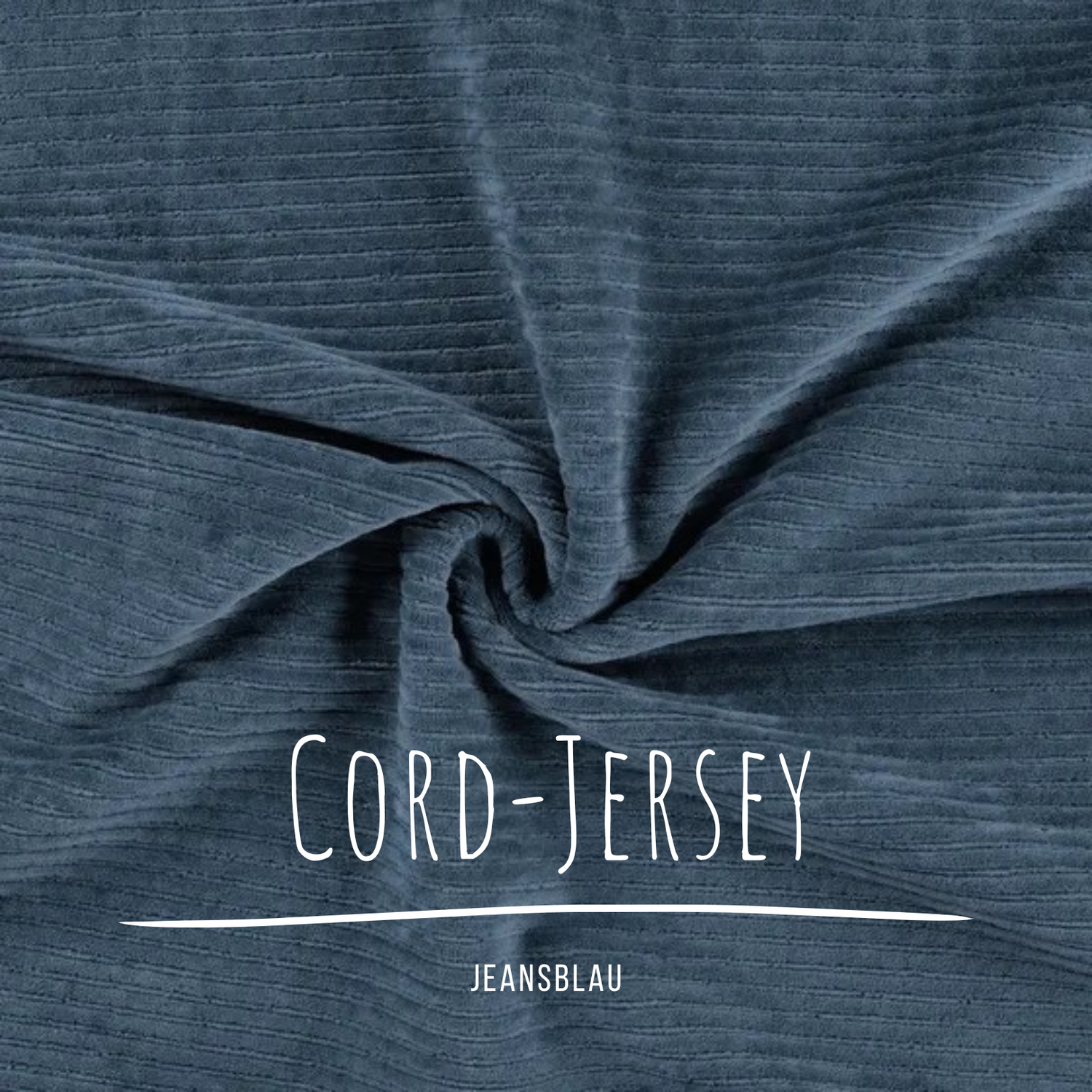 Stretch Cord-Jersey Jeans Blau - 78% Baumwolle 17% Poyester 5% Elastan