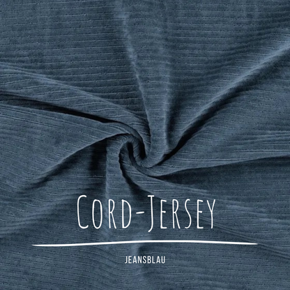 Stretch Cord-Jersey Jeans Blau - 78% Baumwolle 17% Poyester 5% Elastan