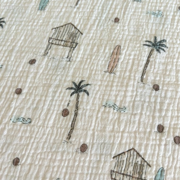 At the Beach - Premium Musselin