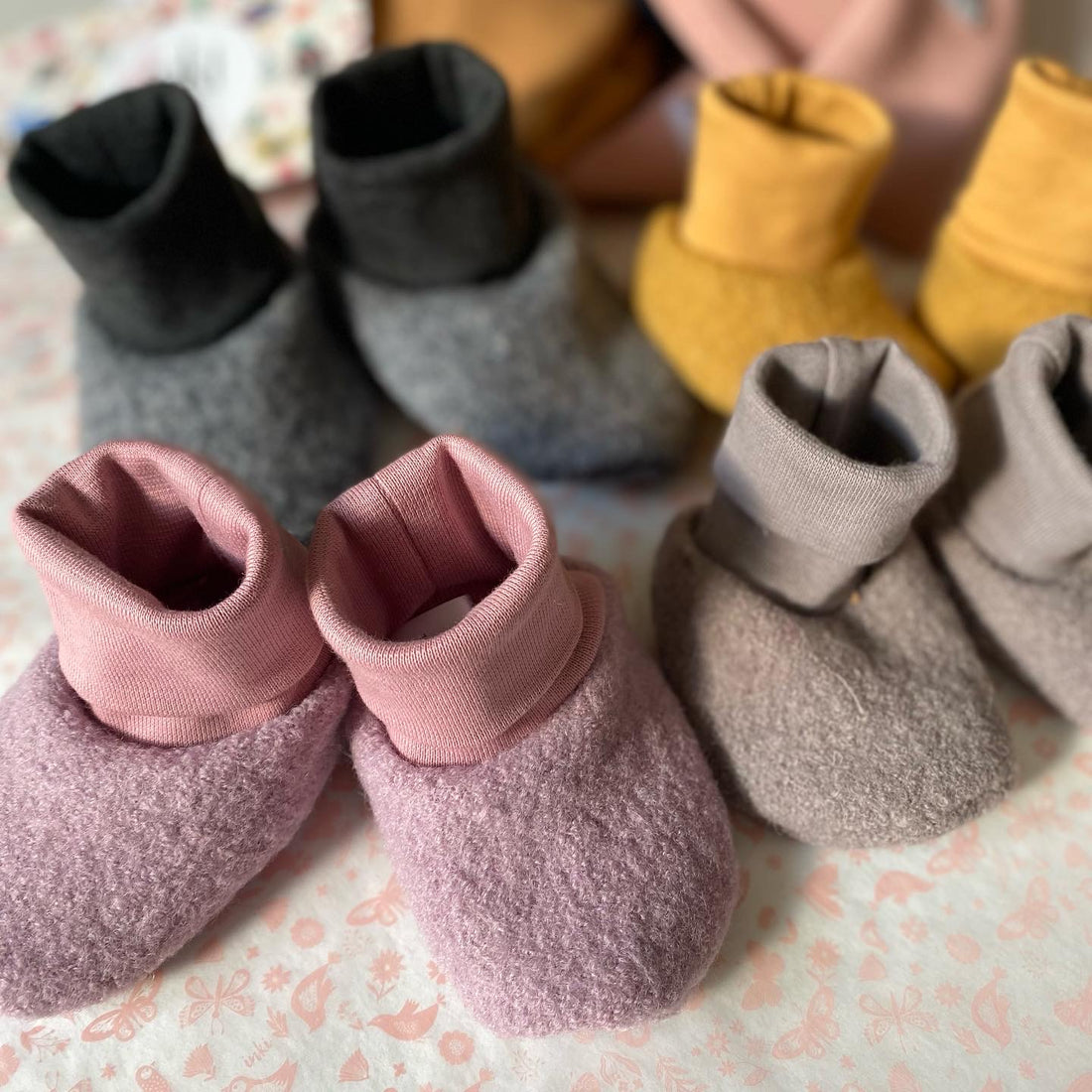 BABYBOOTS - Schnittmuster und Schritt-für-Schritt Anleitung