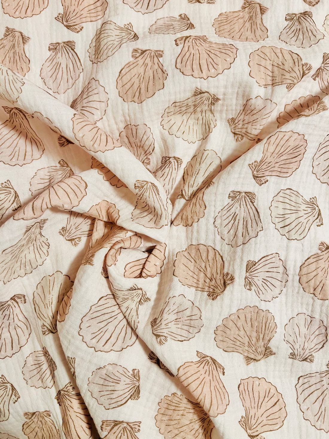 Little sea shell - Premium Musselin - 100% Baumwolle