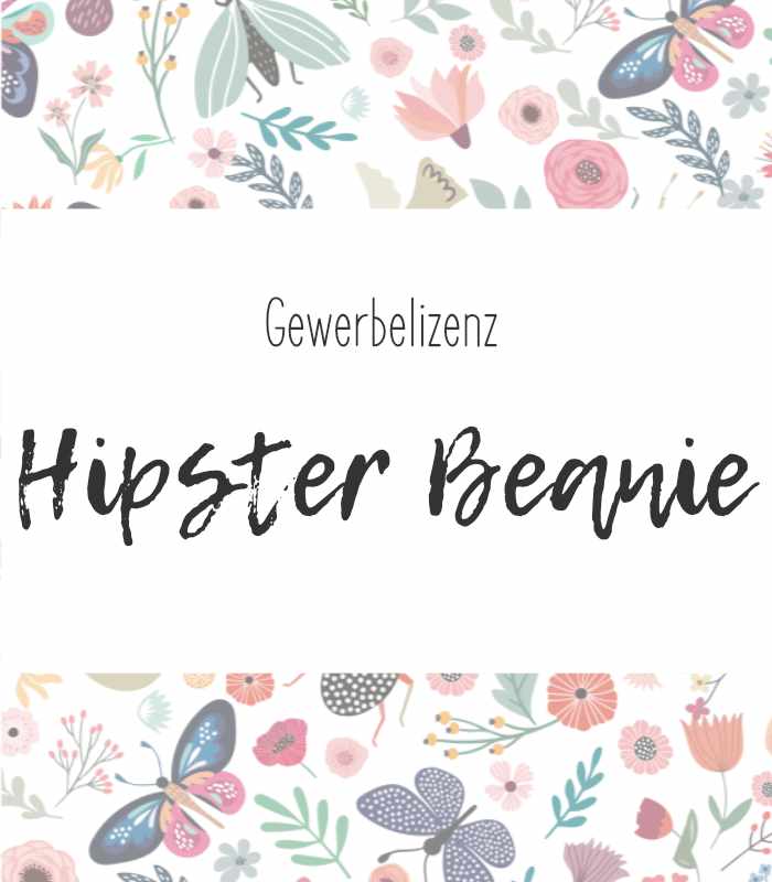 Gewerbe-Lizenz - Hipster Beanie