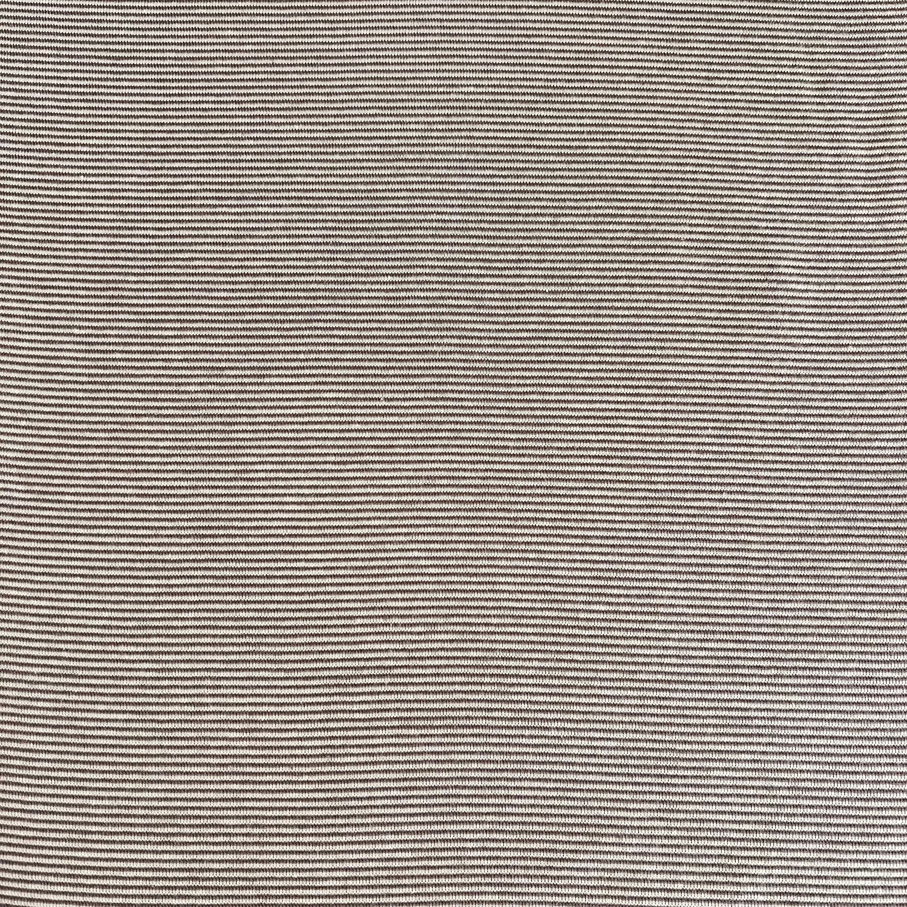 Streifen Dunkle Beige - Bündchenstoff