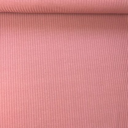 Clay Pink - Wide Rib Jersey