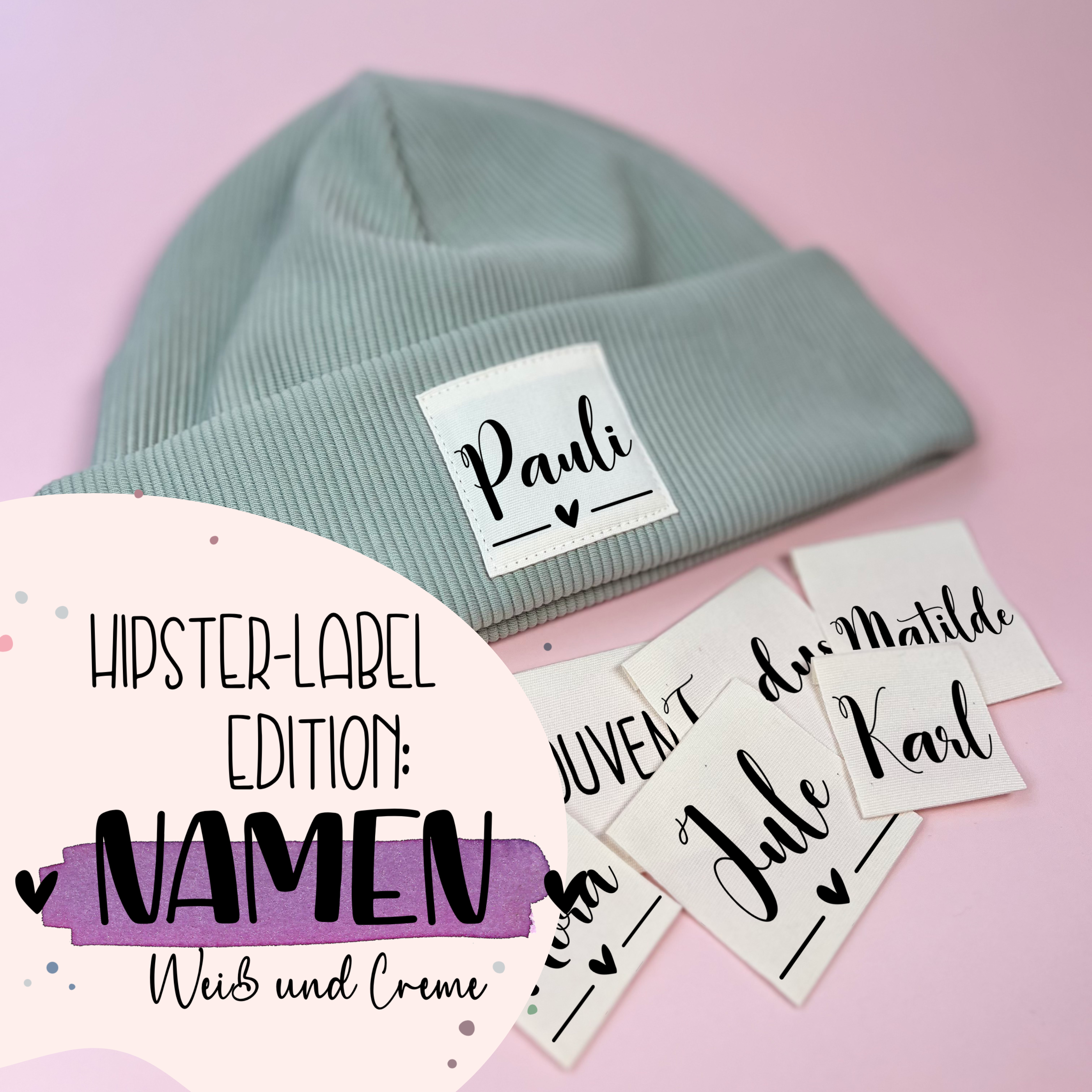 Namen - 100% Baumwolle - Label