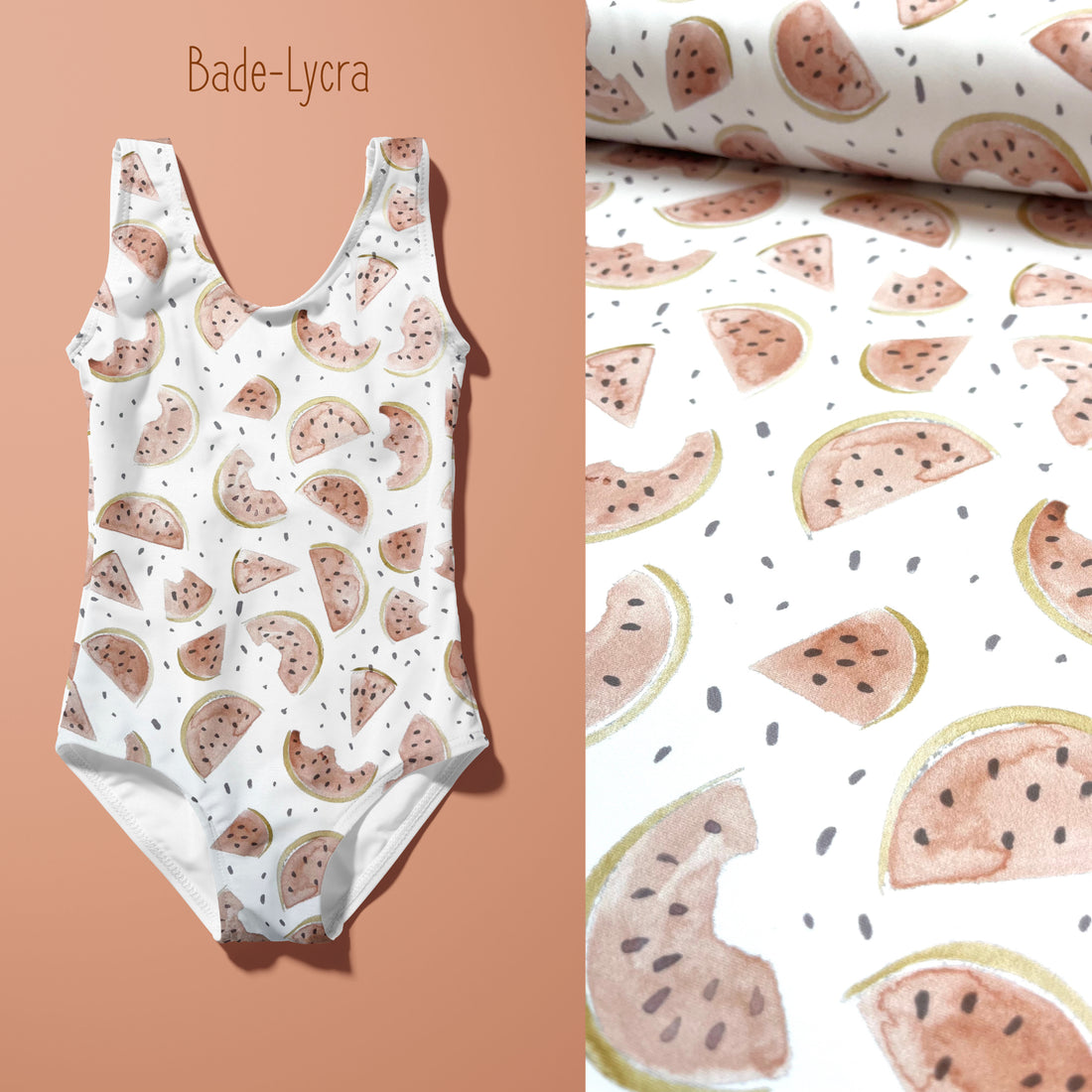 Reststück 0,25 Watermelon - ECO Bade- und Sport-Flex (Kopie)