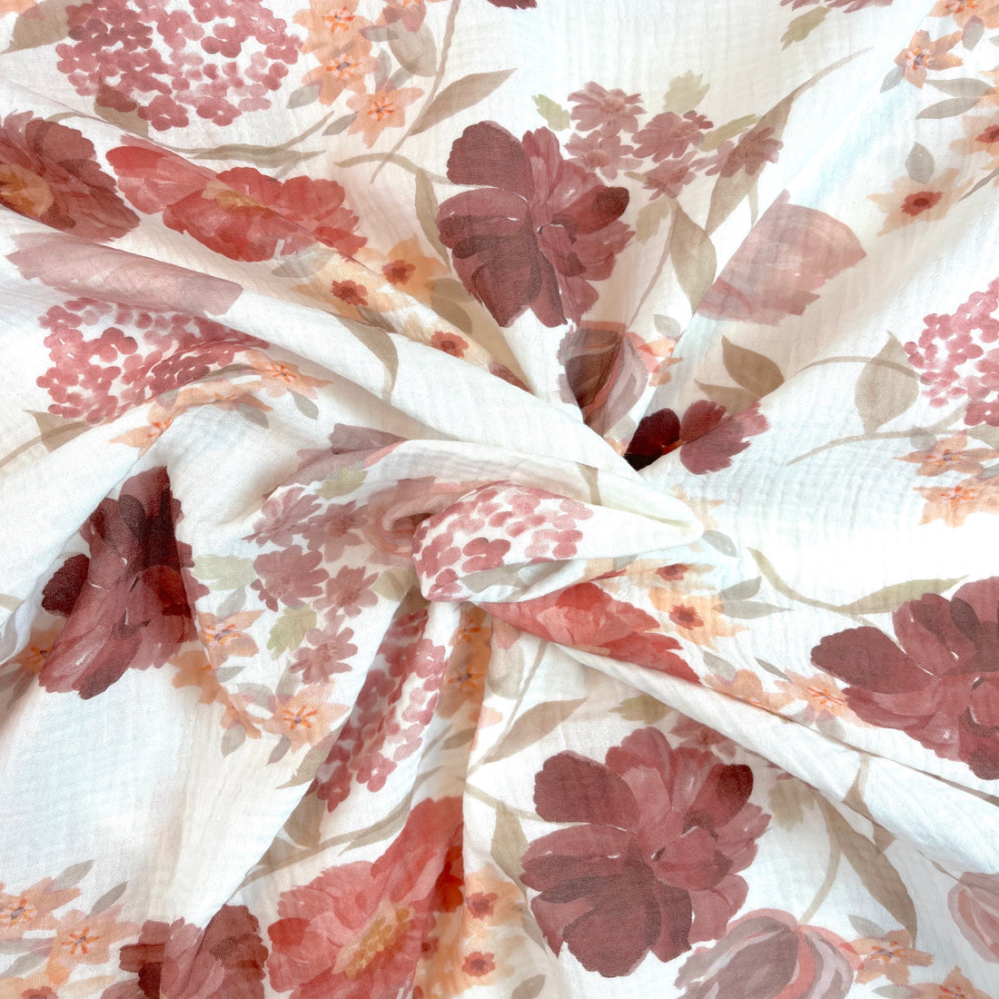 Vintage Flowers - Premium Musselin