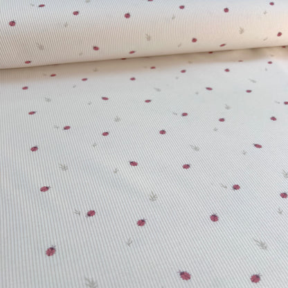 Ladybug - Premium Baby Rib Jersey - Marienkäfer