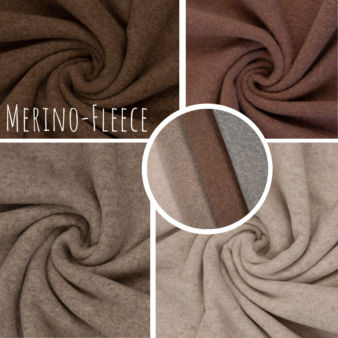 Merino Fleece Blush meliert - 100% Merinowolle - Mulesingfrei