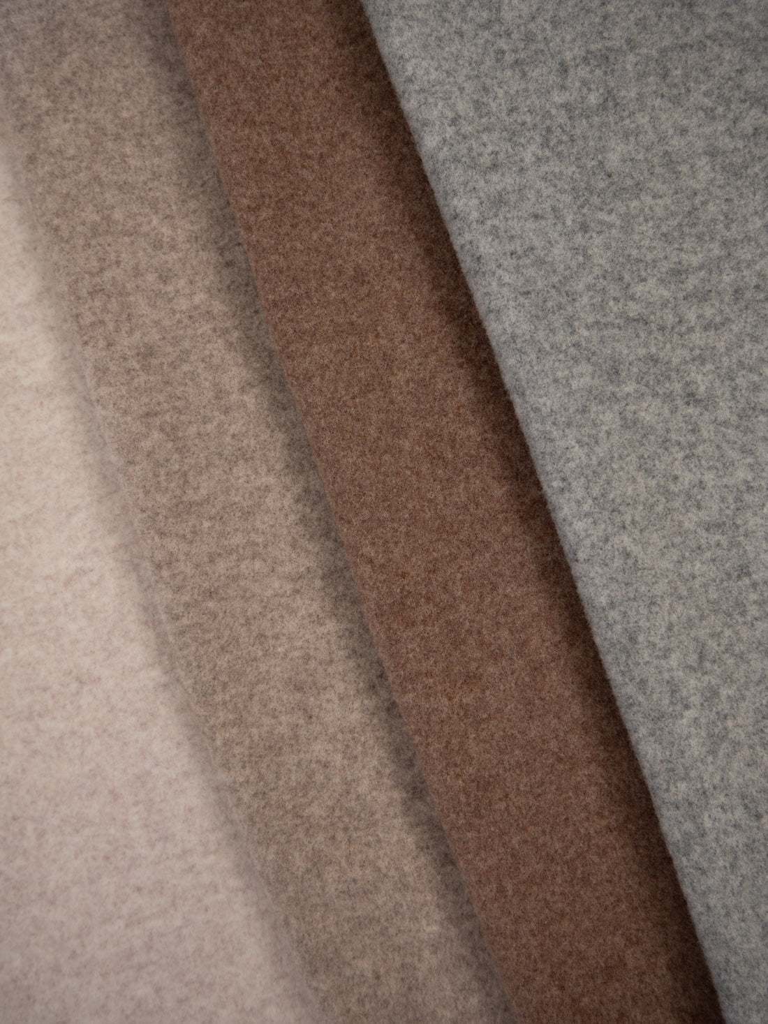 Merino Fleece Taupe meliert - 100% Merinowolle - Mulesingfrei