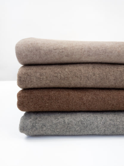 Merino Fleece Beige meliert - 100% Merinowolle - Mulesingfrei