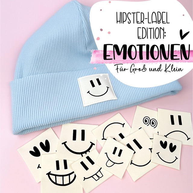 Emotionen - 100% Baumwolle Creme - Label