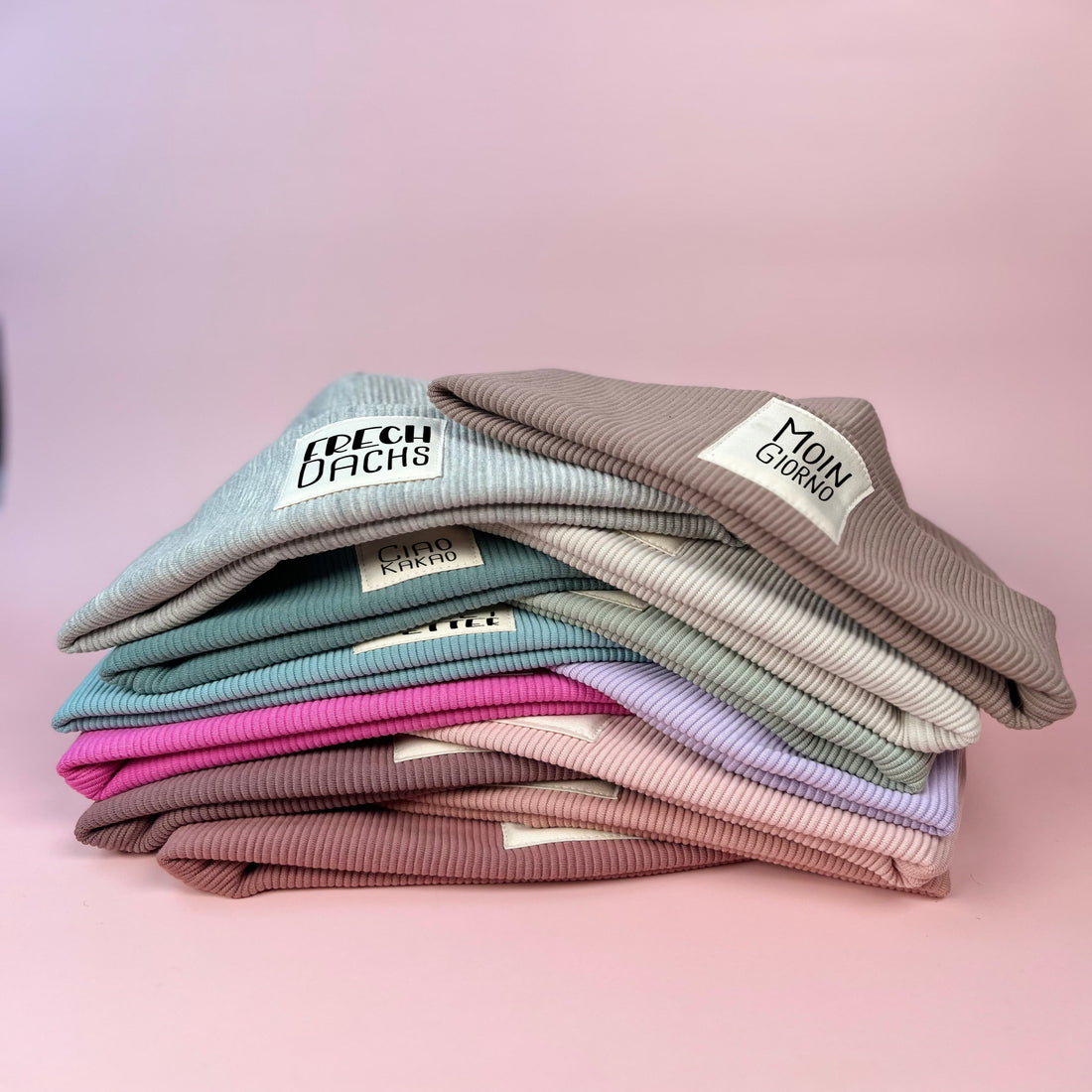 Hellbeige - Ottoman Rib-Jersey - 80% Baumwolle, 15% Polyester, 5% Elastan