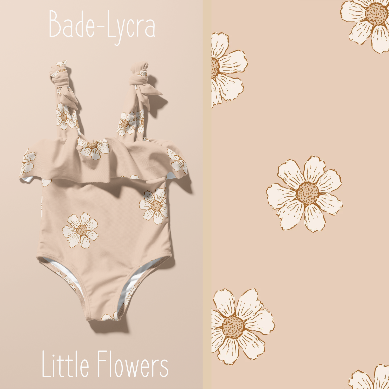 Little Flowers - ECO Bade- und Sport-Flex-Lycra