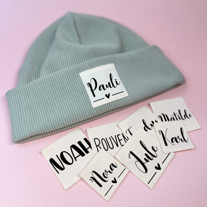 Namen - 100% Baumwolle - Label