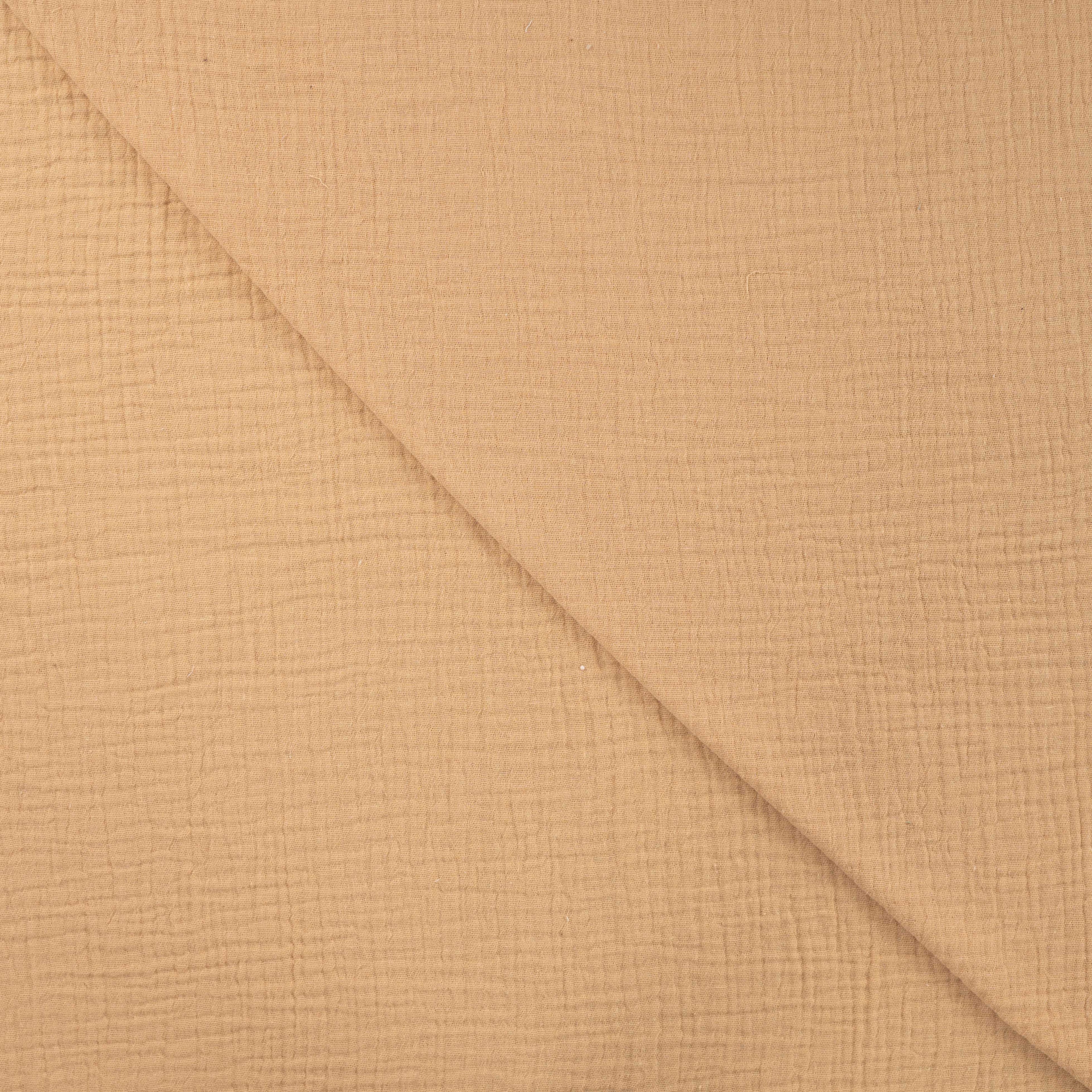 Musselin Camel - Double Gauze - 100% Baumwolle
