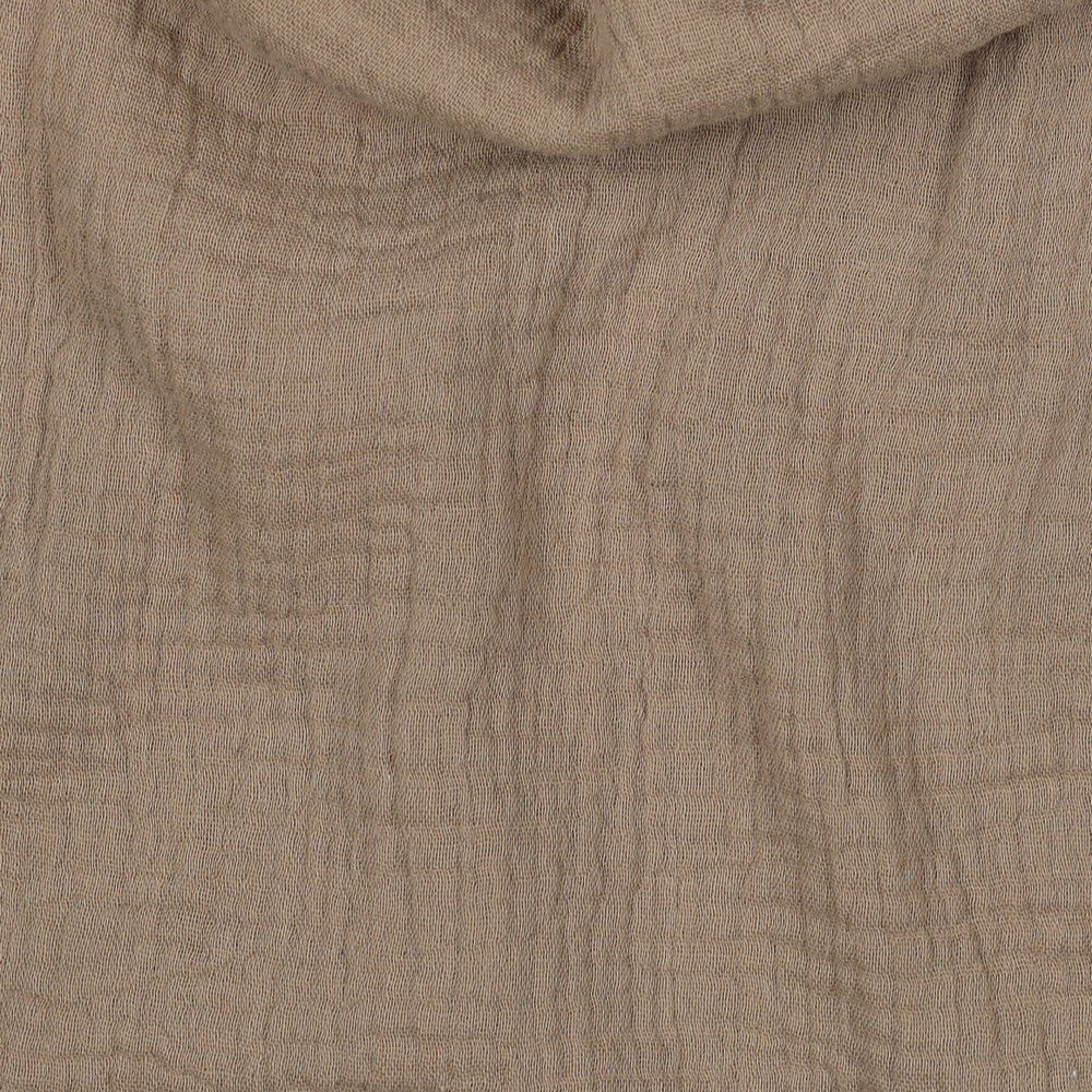 Musselin Dunkles Taupe - Double Gauze - 100% Baumwolle