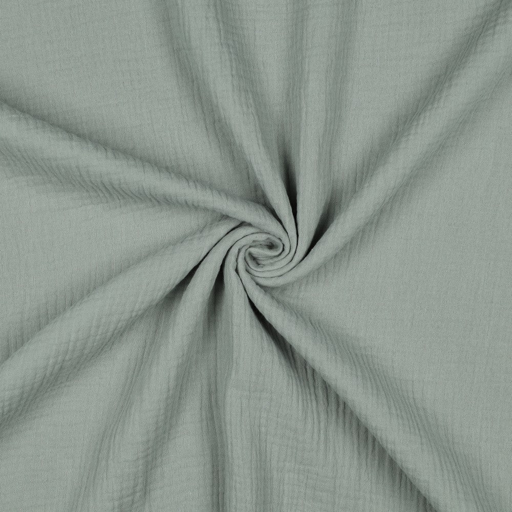 Musselin Dusty Mint - Double Gauze - 100% Baumwolle