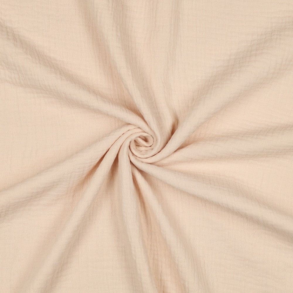 Musselin Sand - Double Gauze - 100% Baumwolle