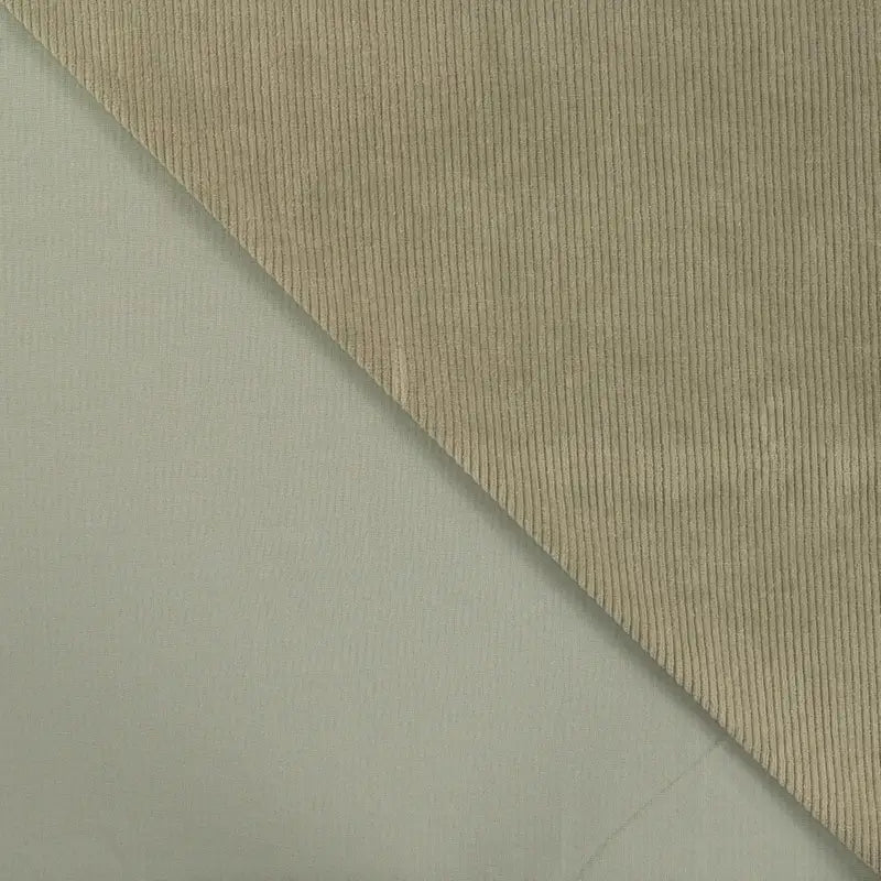 Stretch Cord-Jersey Pistazie - 78% Baumwolle 17% Poyester 5% Elastan