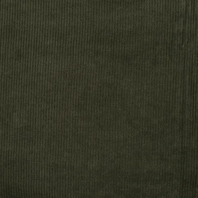 Stretch Cord-Jersey Waldgrün - 78% Baumwolle 17% Poyester 5% Elastan