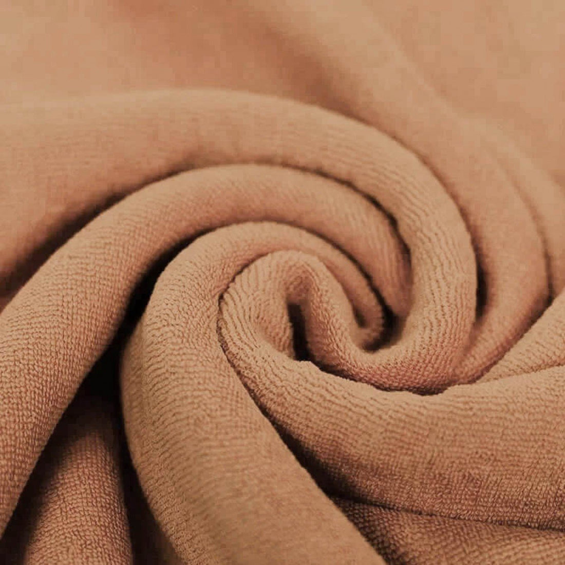 Peach - Stretch Frottee - 80% Baumwolle 20% Polyester
