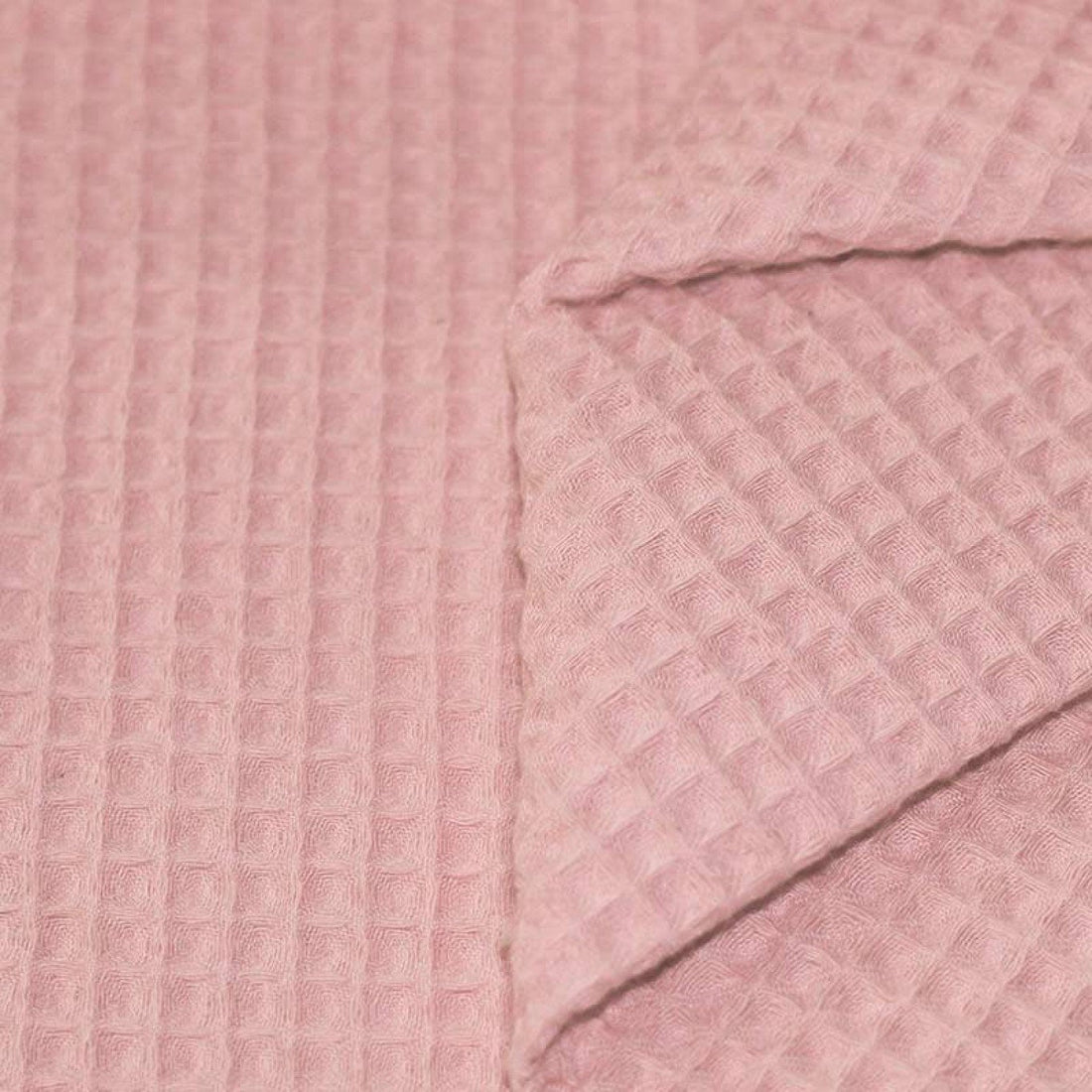 Dusty Rose - Waffel Piqué  - 100% Baumwolle