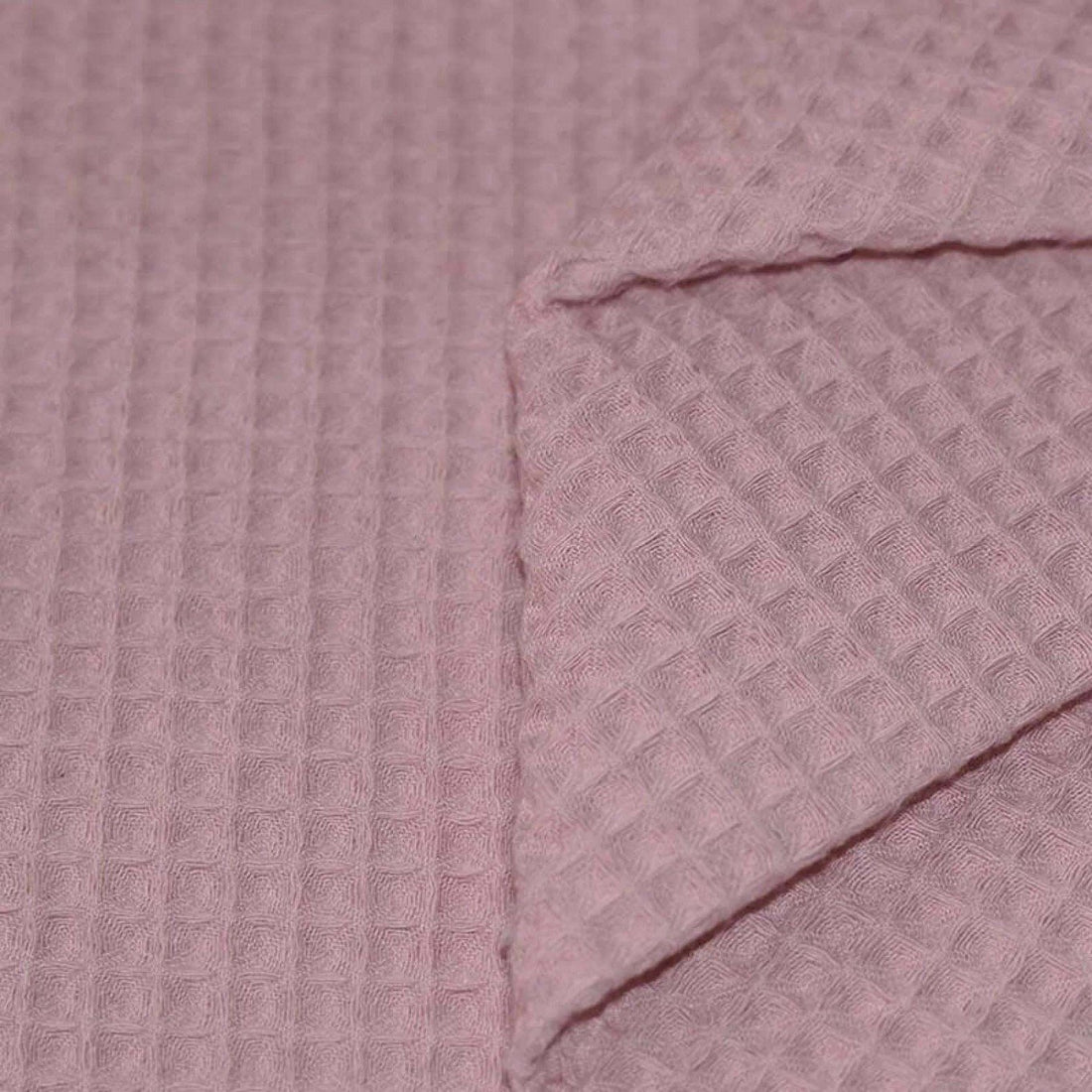 Dusty Rose - Waffel Piqué  - 100% Baumwolle