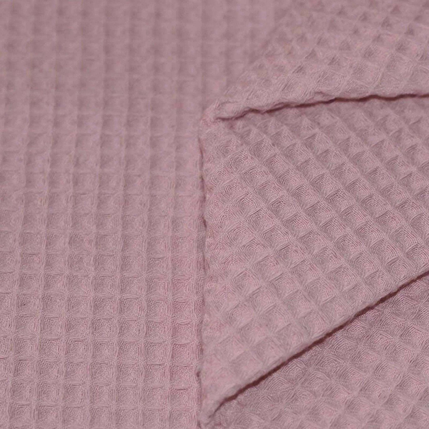 Dusty Rose - Waffel Piqué  - 100% Baumwolle