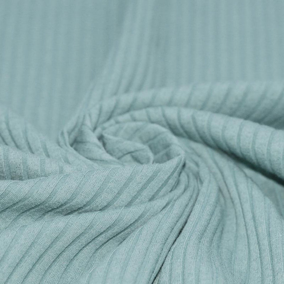 Sea Green - Wide Rib Jersey