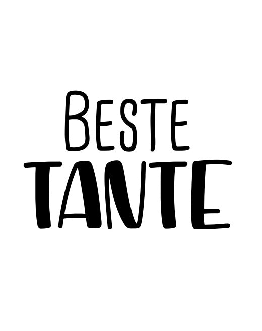 Beste Tante - Label