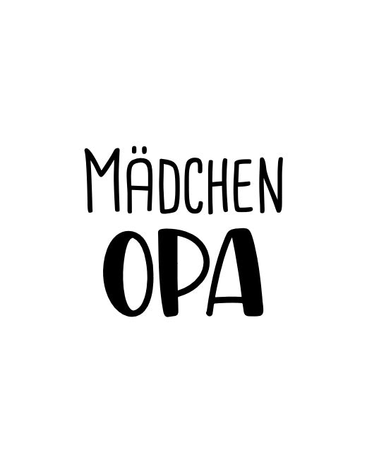 Mädchen Opa - Label
