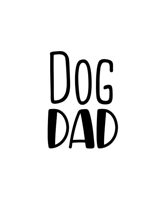 Dog Dad- Label