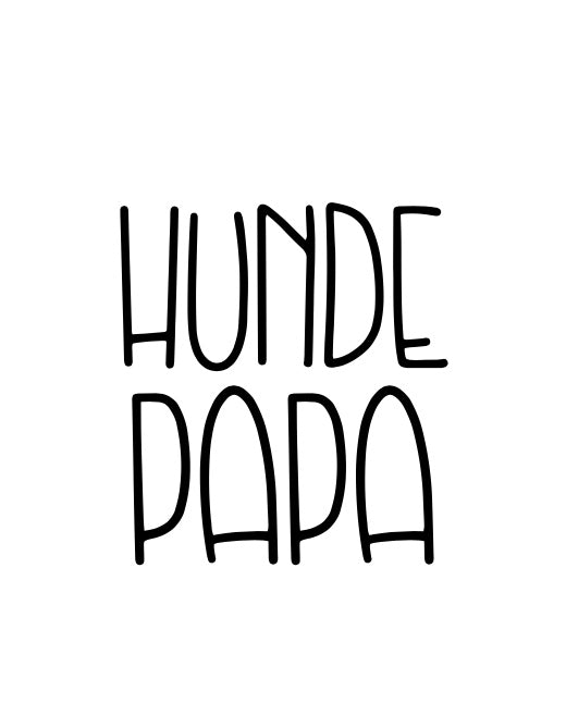 Hunde Papa - Label