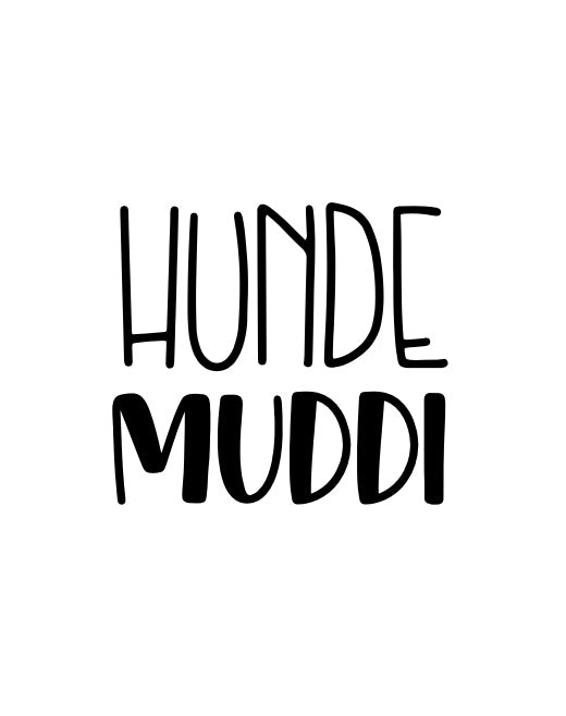 Hunde Muddi - Label