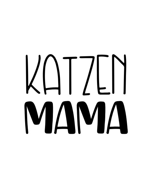 Katzen Mama - Label