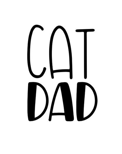 Cat Dad - Label