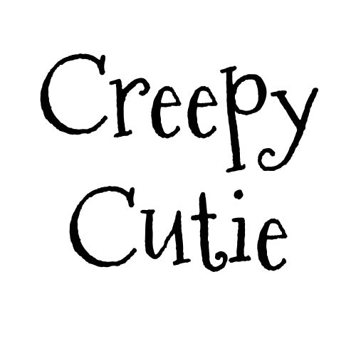 Creepy Cutie (kursiv) - Label