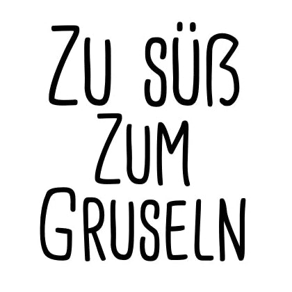 Zu süß zum Gruseln - Label